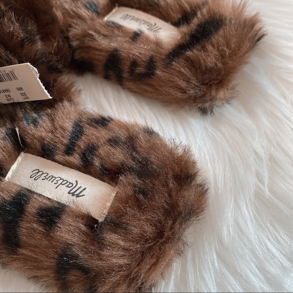 Madewell Animal Print Faux Fur Slipper - Picture 3 of 5